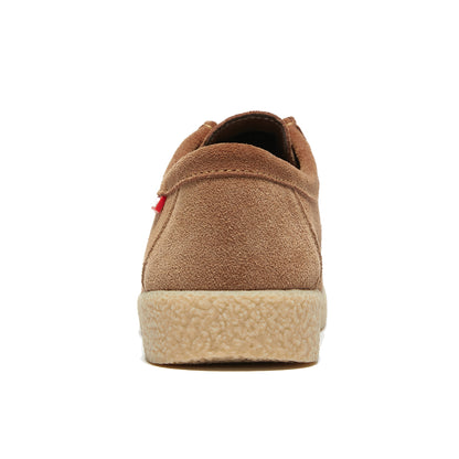 TRULAND Wallabee Damen-Mokassin aus Wildleder - Braun