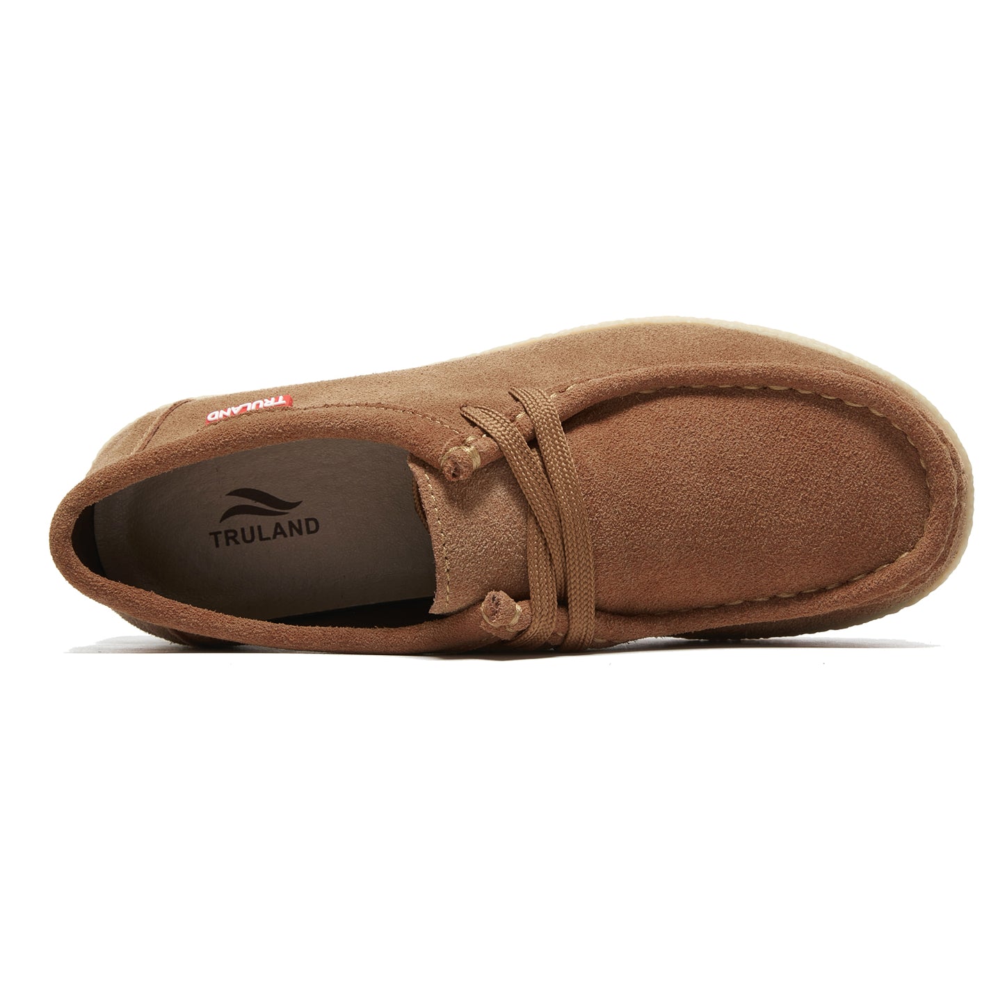 TRULAND Wallabee Damen-Mokassin aus Wildleder - Braun