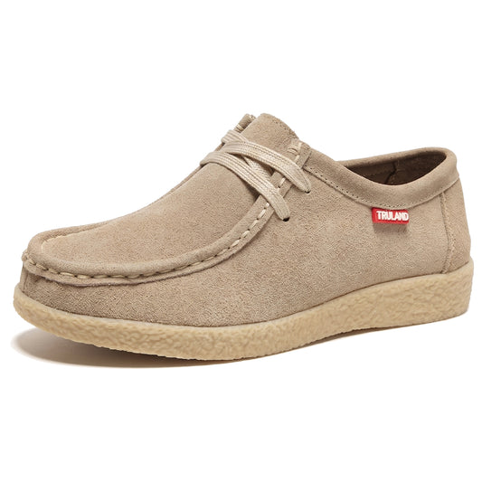 TRULAND Suede Wallabee Casual Shoes -Sand