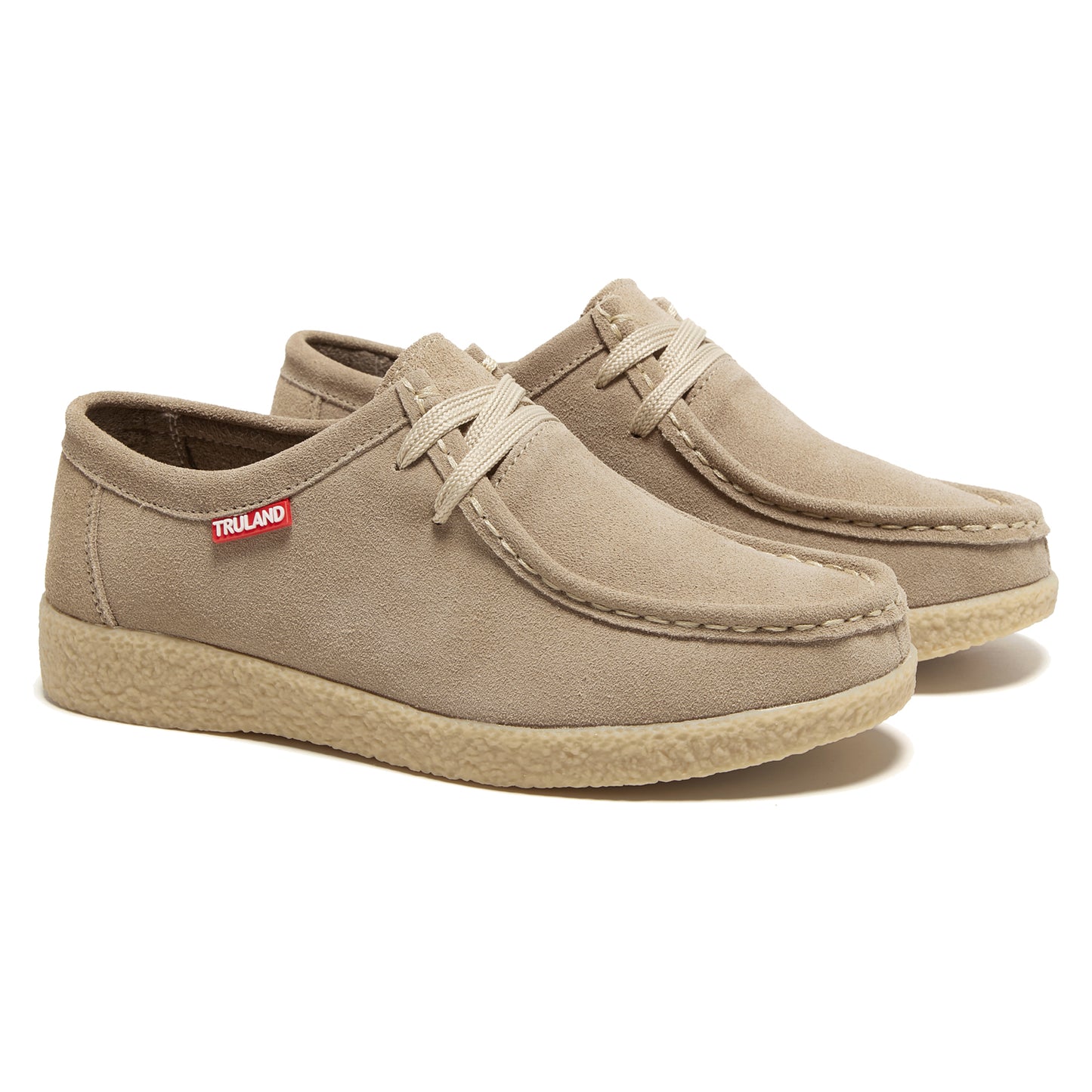 TRULAND Suede Wallabee Casual Shoes -Sand