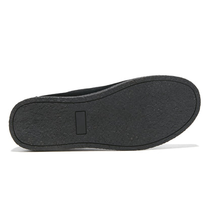 TRULAND Suede Wallabee Casual Moccasin Shoes - Black
