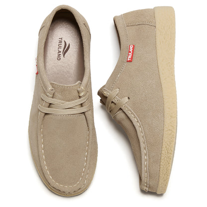 TRULAND Suede Wallabee Casual Shoes -Sand